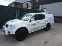Mitsubishi L200 MK6 LB Low Roof Workstyle3 - A66 Starlight Silver Hardtop Double Cab