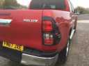 Toyota Hilux MK10 Taillight covers - BLACK Double Cab