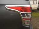 Toyota Hilux Rocco MK9 Taillight covers - Chrome Double Cab