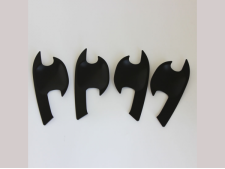Isuzu D-Max MK6 (21-24) Door handle inserts - BLACK Double Cab
