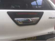 Toyota Hilux MK11 Tailgate surround cover - Black
