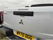 Mitsubishi L200 MK8 Series 6 (2019-22) Tailgate handle cover - BLACK Double Cab