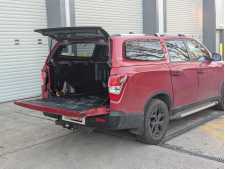 Used Carryboy S6 Canopy for  Ssangyong-KGM Musso Short Bed MK2 (19-ON) Double Cab  Indian Red