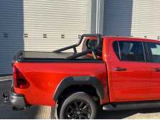 Toyota Hilux MK10  (2018-2020) Black Single Hoop 70mm Roll Bar
