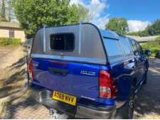 Solid Complete Lockable Rear Door with Glass
