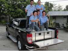 Chevrolet Colorado (2003-2012) Chequer Plate Tray Bins / Drawers Systems