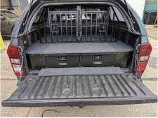 Low Lockable Dog Cage Compatible With Tray Bins