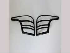 Fiat Fullback Taillight covers - BLACK Double Cab