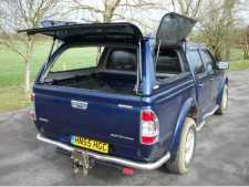 Ford Ranger MK3 (2006-2009) SJS Side Opening Hardtop Double Cab  With Central Locking
