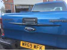 Ford Ranger MK5 (12-16) Tailgate handle cover - BLACK Double Cab