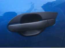 Ford Ranger T6 Door handle inserts - BLACK Double Cab