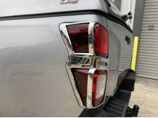 Isuzu D-Max MK6 (21-24) Taillight covers - CHROME Double Cab