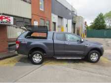 Ford Ranger MK6 (2016-19) SJS Side Opening Hardtop Extra Cab   With Central Locking