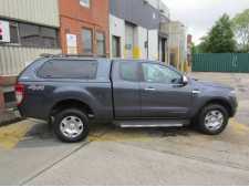 Ford Ranger MK7 (2019-23) SJS Side Opening Hardtop Extra Cab   With Central Locking