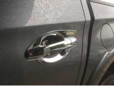 Mitsubishi L200 MK7 Series 5 (2015-2019) Door handle inserts - CHROME Double Cab