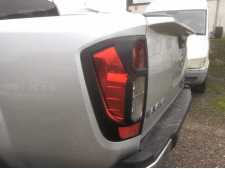 Nissan Navara NP300 (16-22) Taillight covers - BLACK Double Cab