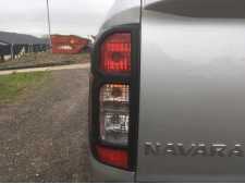 Nissan Navara NP300 (16-22) Taillight covers - BLACK Double Cab