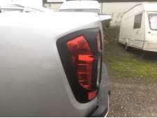 Nissan Navara NP300 (16-22) Taillight covers - BLACK Double Cab