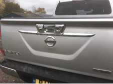 Nissan Navara NP300 (16-22) Tailgate handle cover - CHROME Double Cab