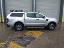 Used  Truckman Canopy in Silver for  Ford Ranger  MK5-MK7 (12-23) Double Cab