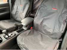 Mitsubishi L200 MK6 LB Series 4 (2009-2015) Front Pair Seat Covers - Black