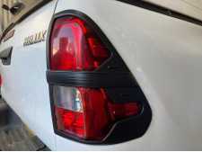 Toyota Hilux MK9 Taillight covers - BLACK Double Cab