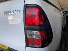 Toyota Hilux MK9 Taillight covers - BLACK Double Cab