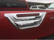 Toyota Hilux MK9 Tailgate surround cover - Chrome