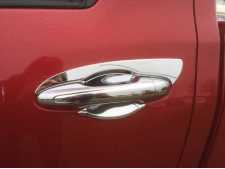 Toyota Hilux MK11 Door handle inserts - Chrome Double Cab