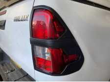 Toyota Hilux MK10 Taillight covers - BLACK Double Cab