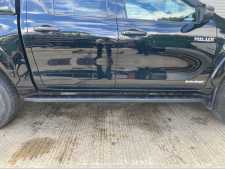 Ford Ranger MK7 (19-23) Steel Side Steps / Running Board – Matt Black Double Cab
