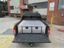 Toyota Hilux MK7  (2008-2011) Chequer Plate Tray Bins / Drawers Systems