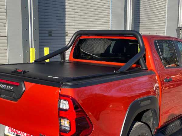 Black Single Hoop 70mm Roll Bar