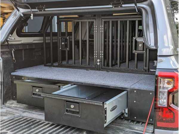 Low Lockable Dog Cage Compatible With Tray Bins