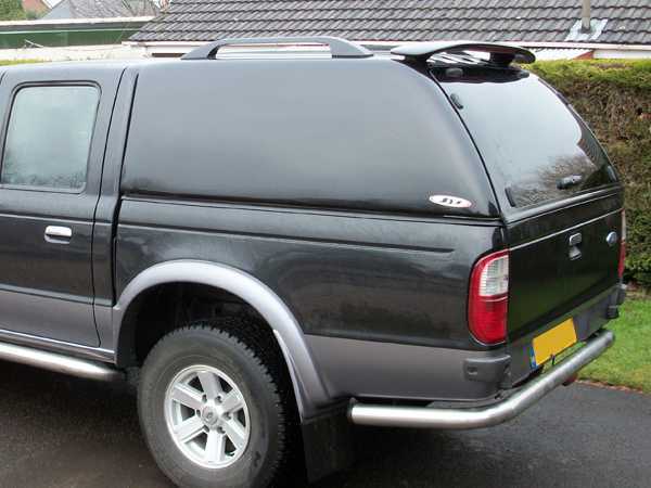 Ford Ranger MK2 (2003-2006) SJS Solid Sided Hardtop Double Cab  With Central Locking