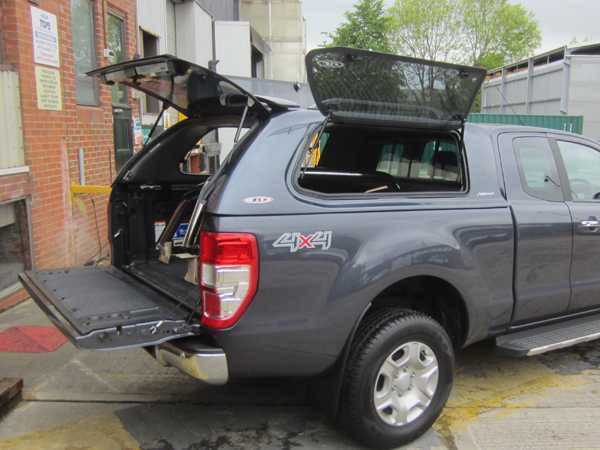 Ford Ranger MK7 (2019-23) SJS Side Opening Hardtop Extra Cab  