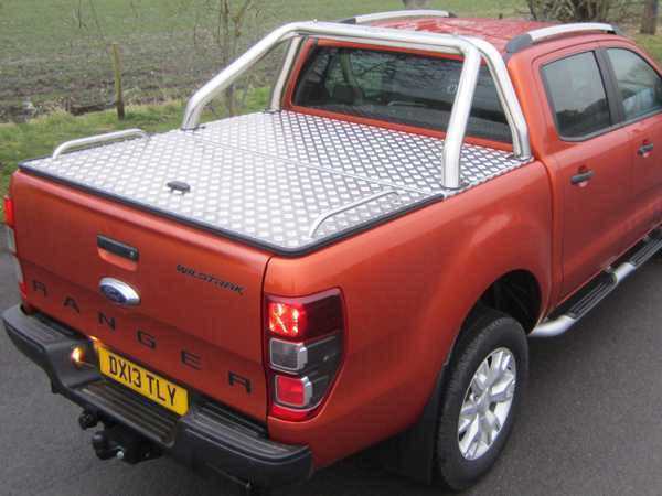 Ford Ranger MK4 (2009-2012) Aluminium Tonneau Cover With Sport Bar