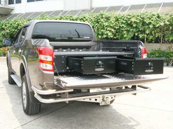 Mitsubishi L200 MK8 Series 6 (19-22) Low Tray Bins / Drawers Systems