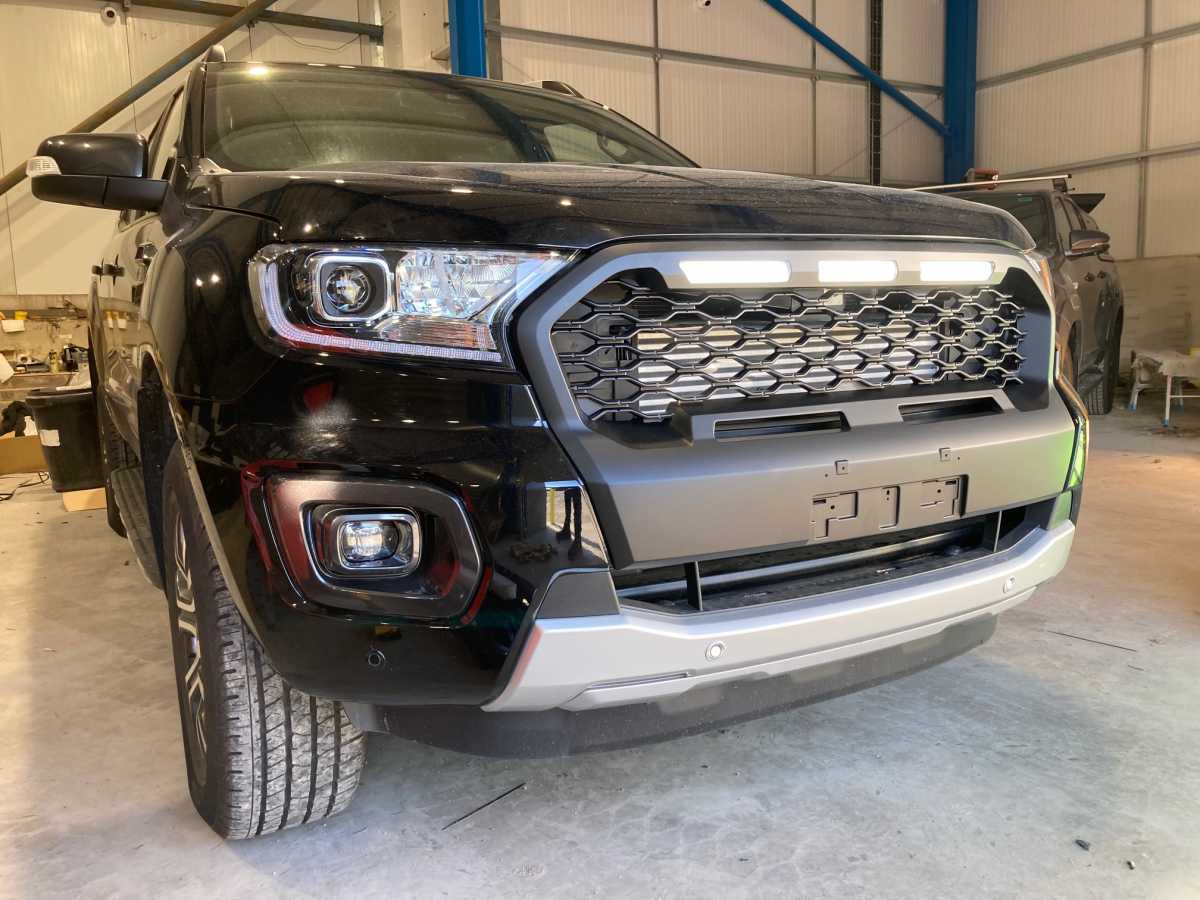 photo for Upgrade Front Grill with LED lights Ford Ranger MK7 2019-23