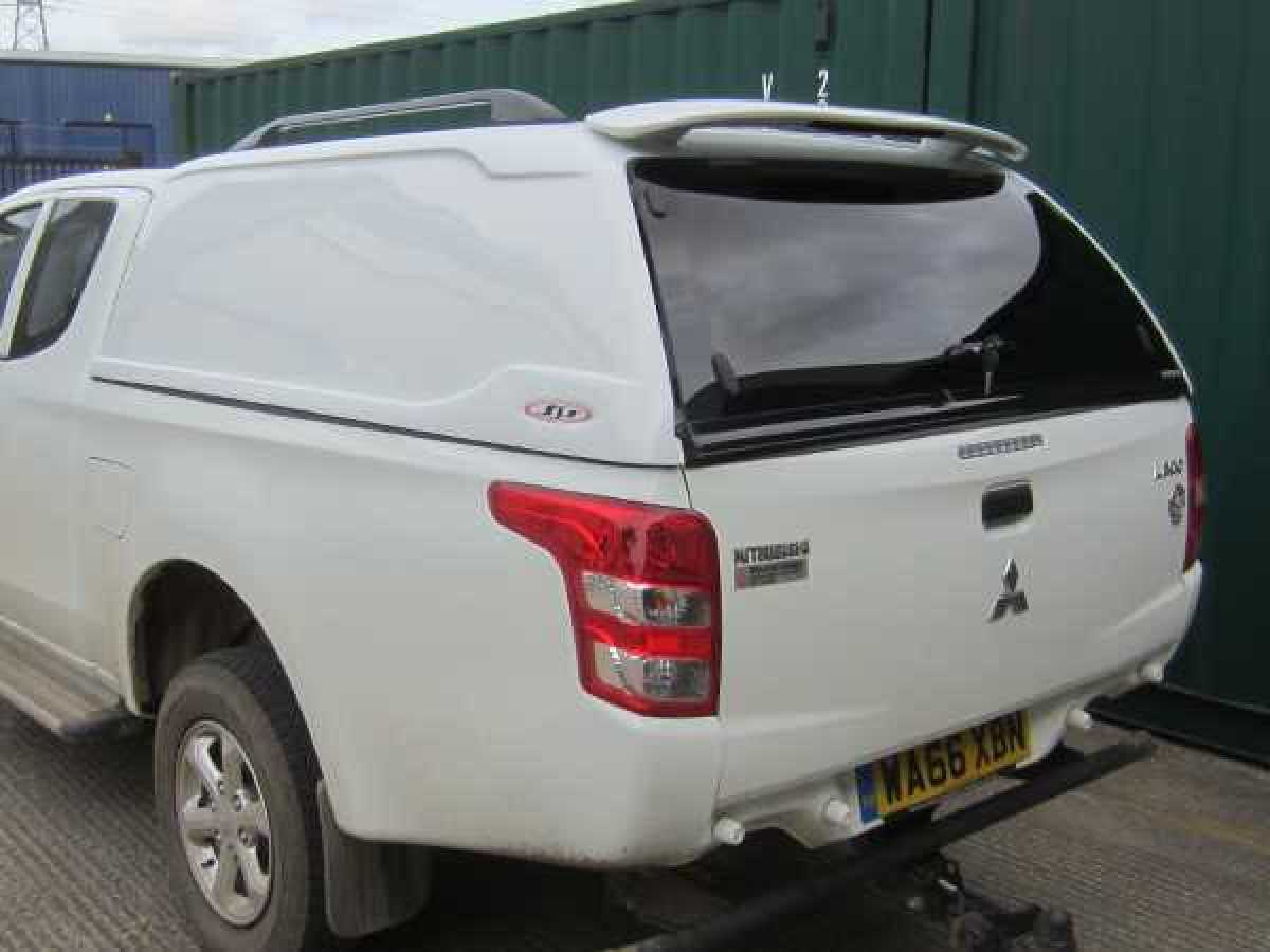 SJS Solid Sided Hardtop for Mitsubishi L200 (2015-2022) U25 Sterling Silver King / Extra Cab