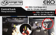 Central Lock Fitting Instructions for Ford Ranger